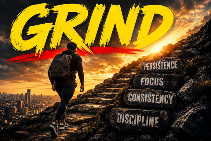 Grind, daily discipline